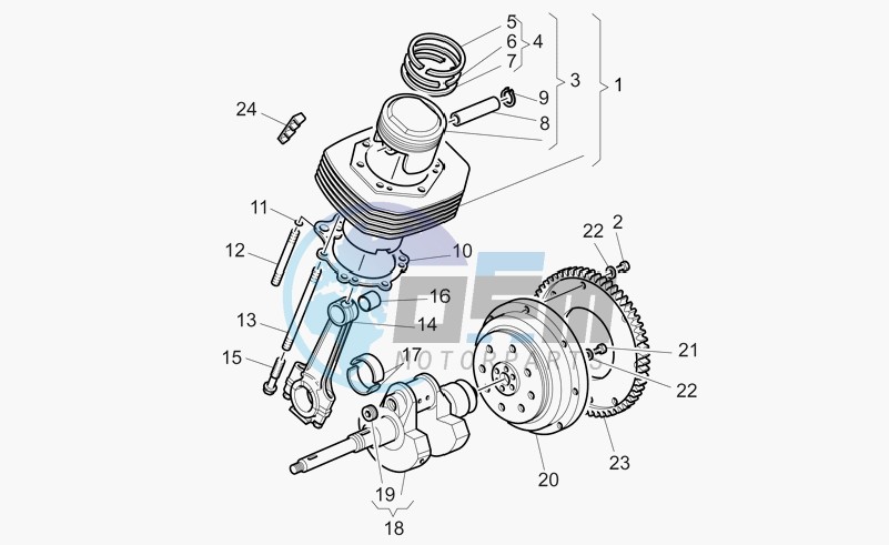 Crankshaft - piston