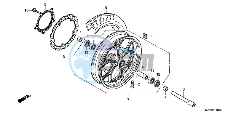 FRONT WHEEL