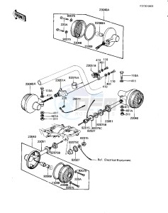 KZ 1000 K [LTD] (K1-K2) [LTD] drawing TURN SIGNALS