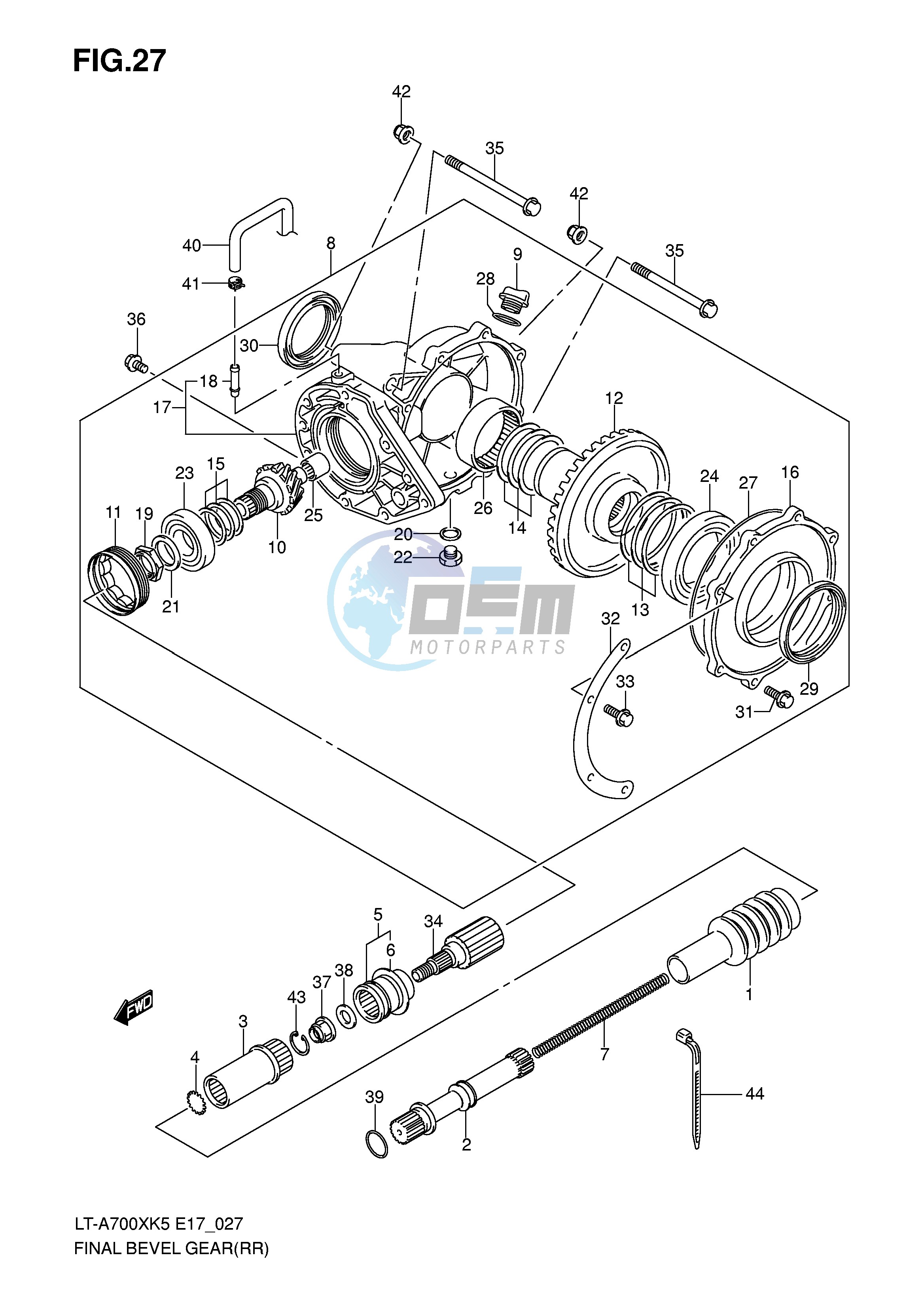 FINAL BEVEL GEAR (REAR)