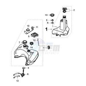 VIVA XR2A BE drawing TANK AND FUEL PUMP