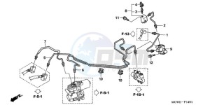 VFR800A9 France - (F / ABS CMF MME TWO) drawing PROPORTIONING CONTROL VALVE (VFR800A)