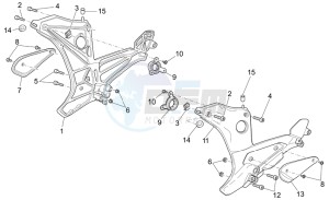 Breva V IE 850 drawing Foot rests II