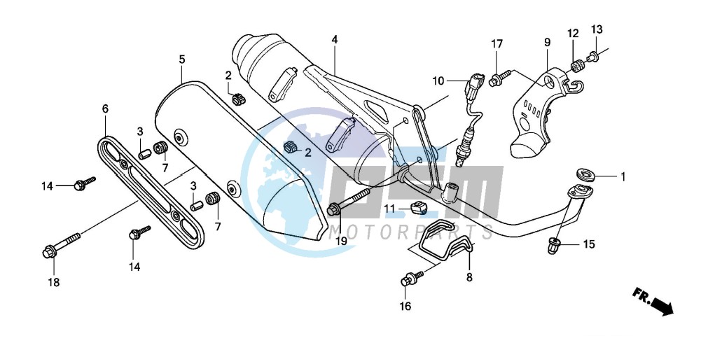 EXHAUST MUFFLER