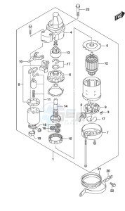 DF 150 drawing Starting Motor