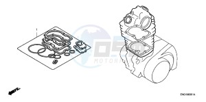 CBF125MB drawing GASKET KIT A