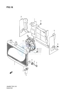 AN400 ABS BURGMAN EU-UK drawing RADIATOR