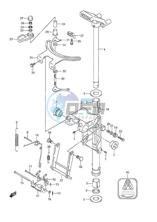 Swivel Bracket - Non-Remote Control