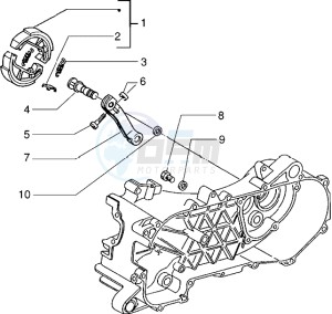 Typhoon 125 drawing Brake lever