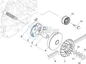 Nexus 250 SP e3 (UK) UK drawing Driving pulley