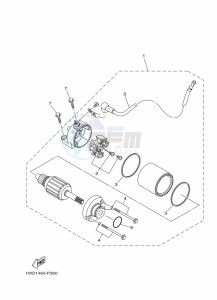 MT-03 MTN320-A (B6W4) drawing STARTING MOTOR