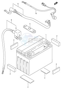 LT-Z400 (E3-E28) drawing BATTERY