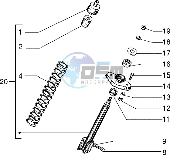 Front shock absorber