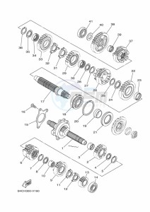 MT-07 MTN690 (BAT8) drawing TRANSMISSION