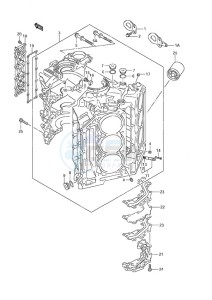 DF 250 drawing Cylinder Block