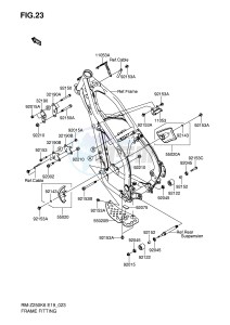 RM-Z250 (E19) drawing FRAME FITTING