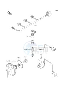 ZR 1000 A [Z1000] (A1-A3) drawing IGNITION SYSTEM