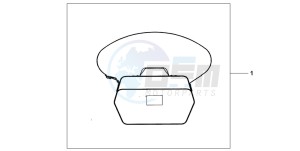 FES150 125 S-WING drawing TOP BOX INNERBAG