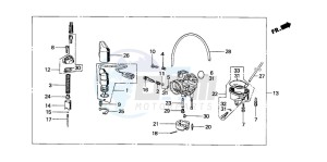 SGX50S drawing CARBURETOR