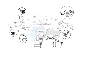 Typhoon 50 drawing Handlebar Switch