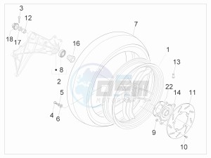 Nexus 500 SP e3 drawing Rear Wheel