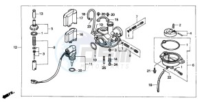 SK50M drawing CARBURETOR