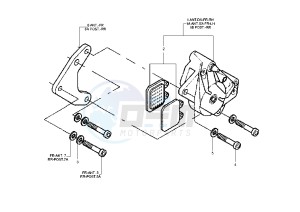 X9 EVOLUTION 125 drawing Brake caliper