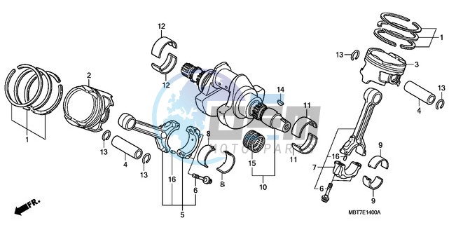 CRANKSHAFT/PISTON