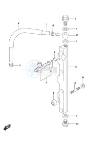 DF 115A drawing Fuel Injector