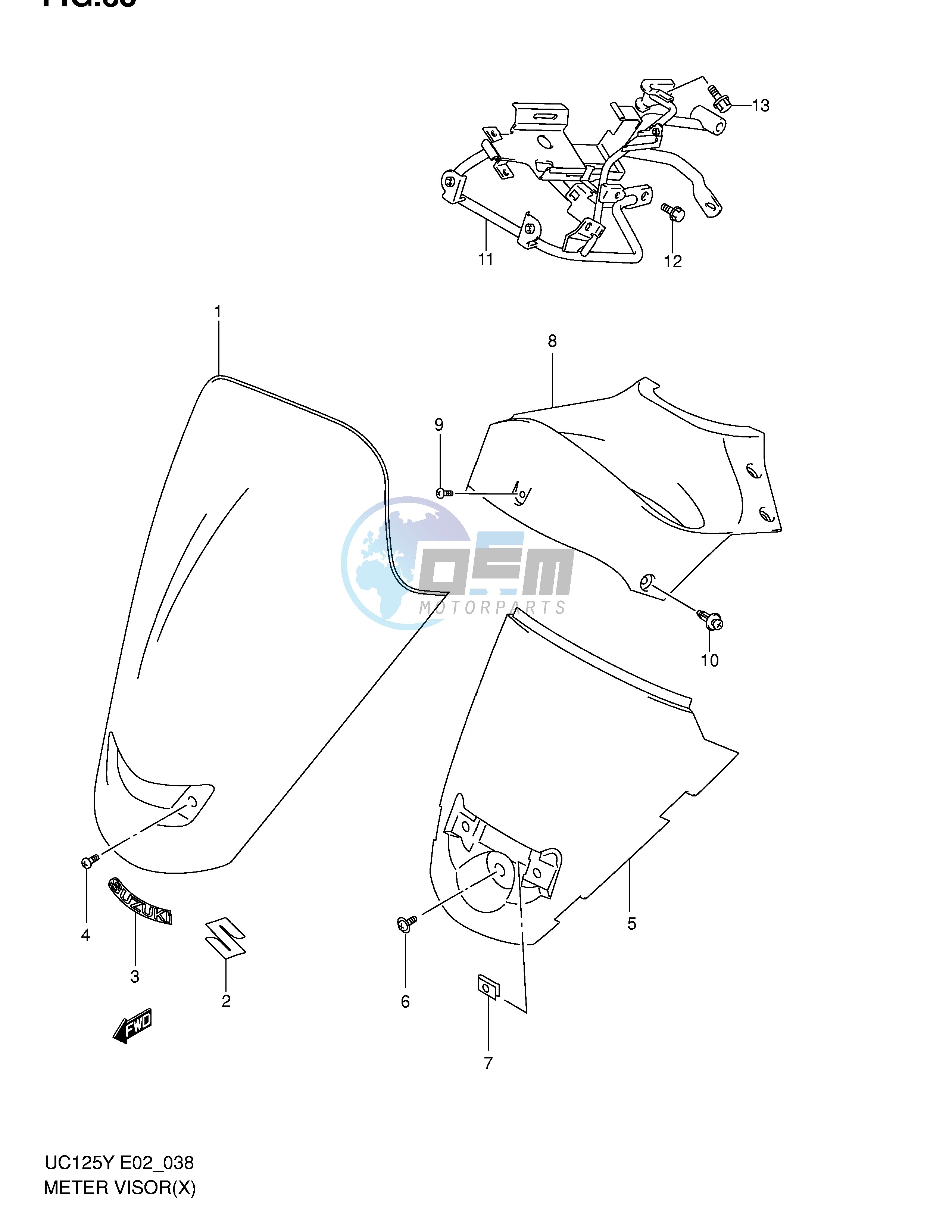 METER VISOR (MODEL X)