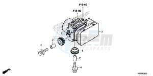 CRF250LAH CRF250LA ED drawing ABS MODULATOR