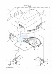 FL250GETX drawing FAIRING-UPPER