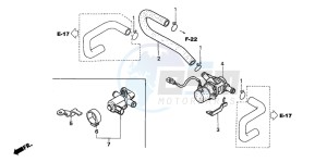 GL1800 drawing AIR INJECTION VALVE