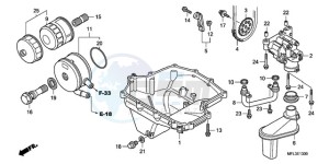 CBR1000RRA Australia - (U) drawing OIL PAN/OIL PUMP