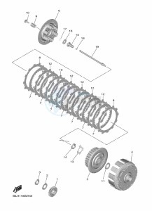 WR450F (BDBC) drawing CLUTCH