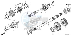 TRX500FA6H Europe Direct - (ED) drawing FINAL SHAFT