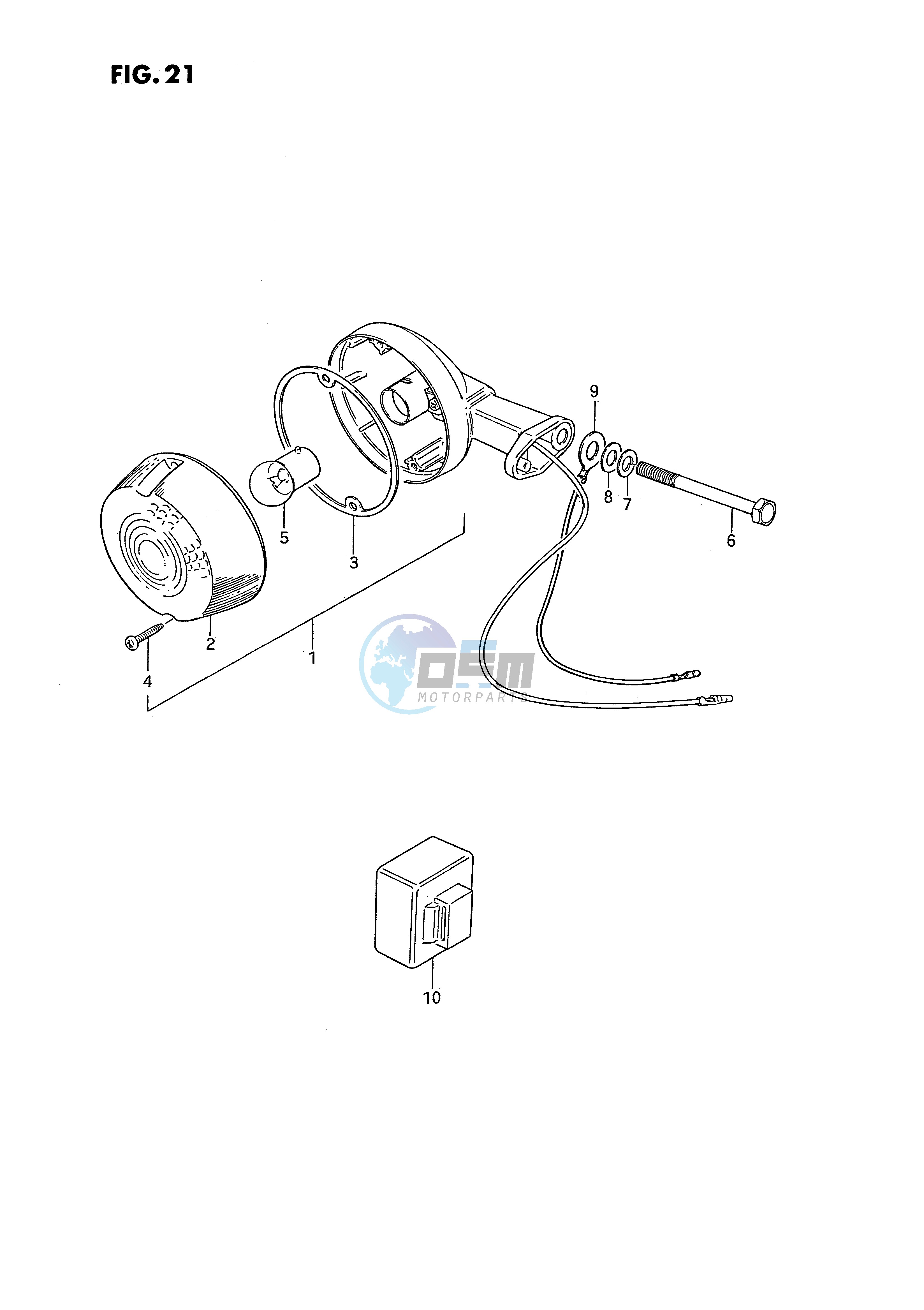 TURNSIGNAL LAMP (E43)