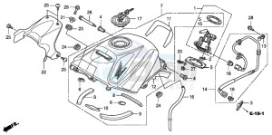 CBR125RS drawing FUEL TANK (CBR125RW7)