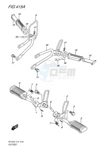 RV125 VAN VAN EU drawing FOOTREST