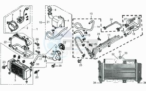 JOYRIDE 125 drawing RADIATOR