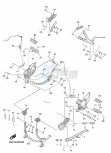 NIKEN GT MXT850D (B5B9) drawing STAND & FOOTREST