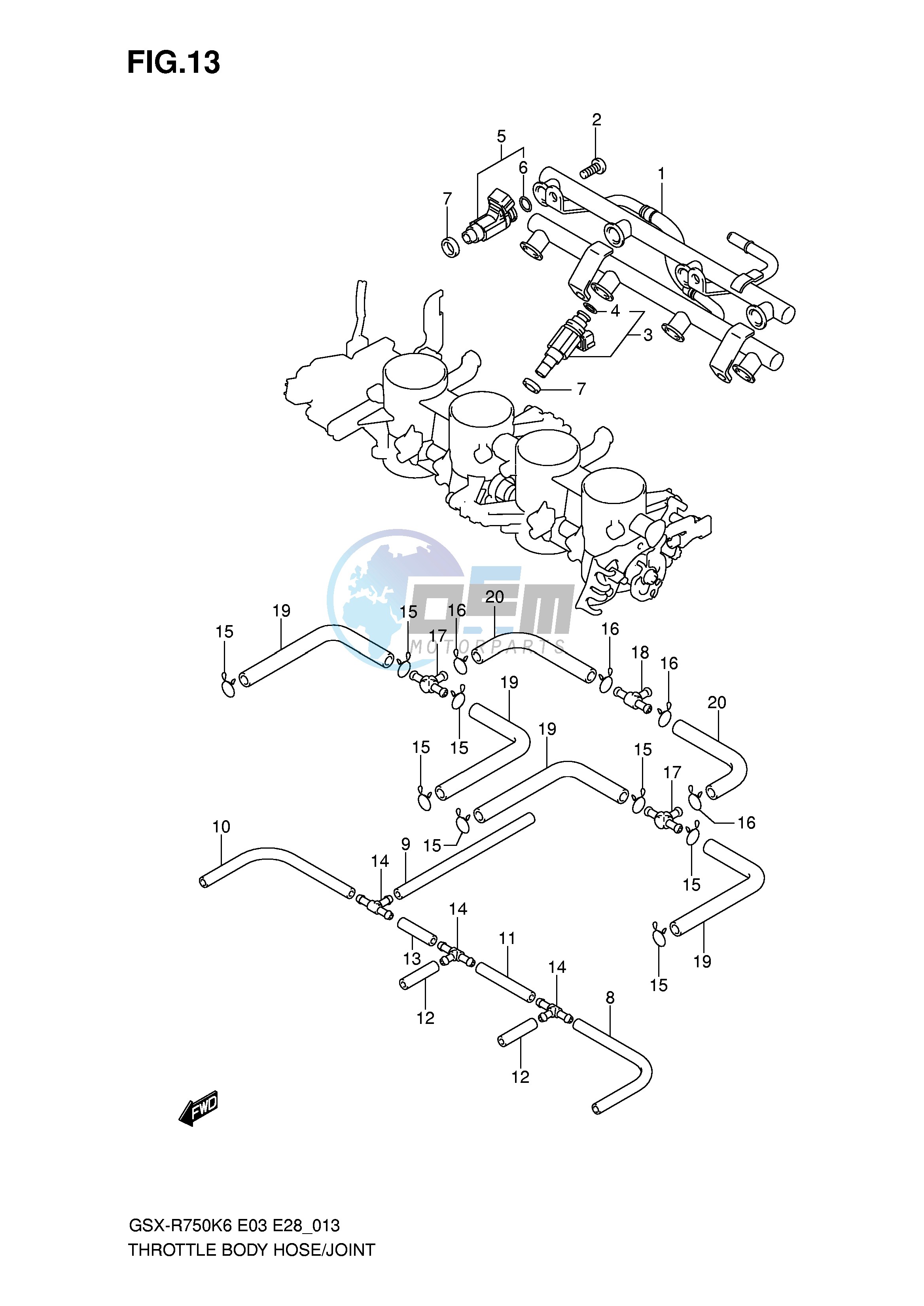 THROTTLE BODY HOSE JOINT