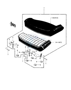 H1 C [MACH III] 500 [MACH III] drawing SEAT -- 69-72 H1_A_B_C- -