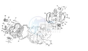 W12 350 drawing CRANKCASE COVER