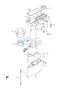 DF 4 drawing Drive Shaft Housing