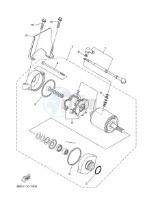 YFM450FWBD KODIAK 450 EPS (BEY2) drawing STARTING MOTOR