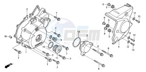 CB1300S CB1300SUPERBOLD'OR drawing LEFT CRANKCASE COVER