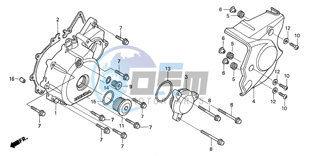 LEFT CRANKCASE COVER