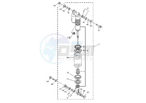 YZ LC 125 drawing REAR SHOCK ABSORBER