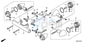 VT750CA9 Europe Direct - (ED / MK) drawing WINKER